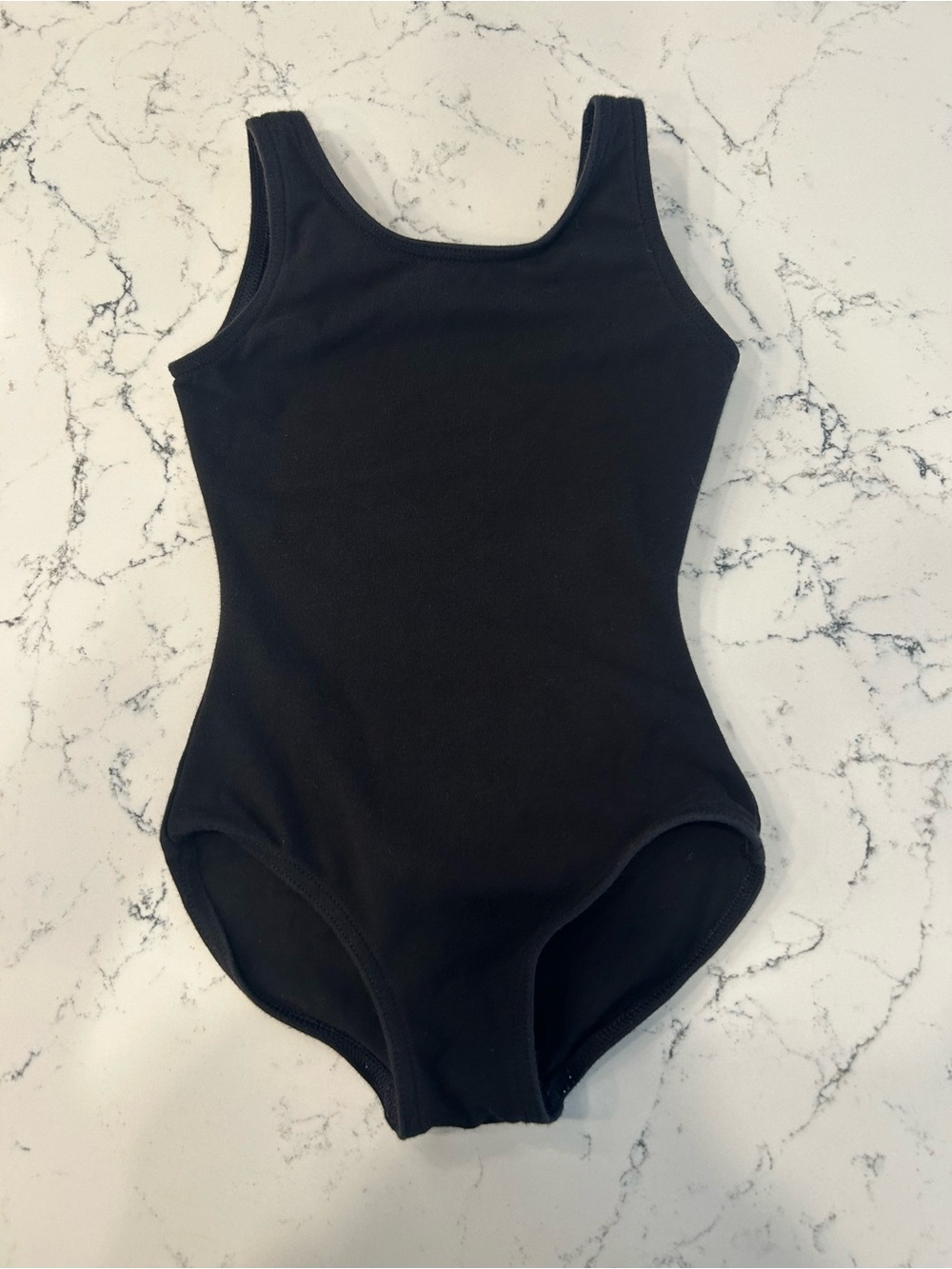 Capezio girls black dance bodysuit